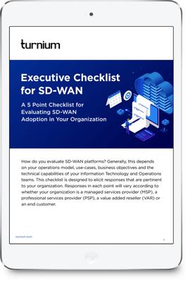 Executive Checklist for SD-WAN