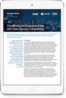 Cloudifying the Enterprise Edge with Open Source Components
